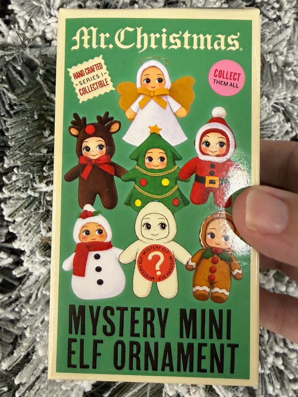 NIB Mr.Christmas Mystery Mini Elf Ornament